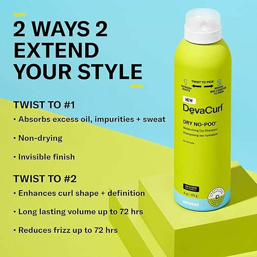 DevaCurl Dry No-Poo Moisturizing Dry Shampoo 170ML / 6OZ