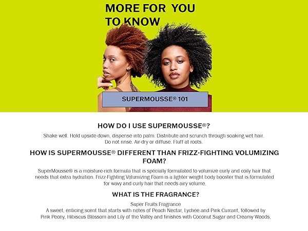 DevaCurl Supermousse Coconut Oil Infused Volumizer, Superfruits 5OZ / 141G