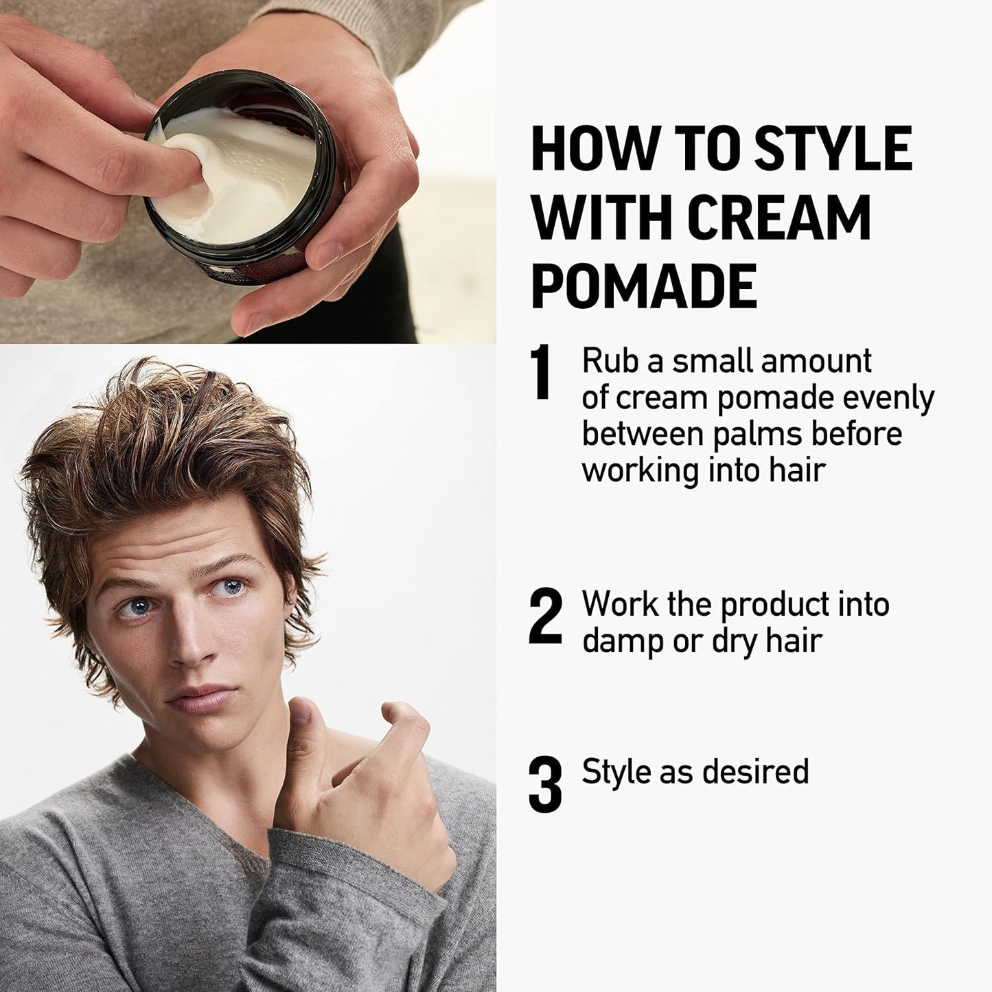 American Cream Cream Pomade How To Use