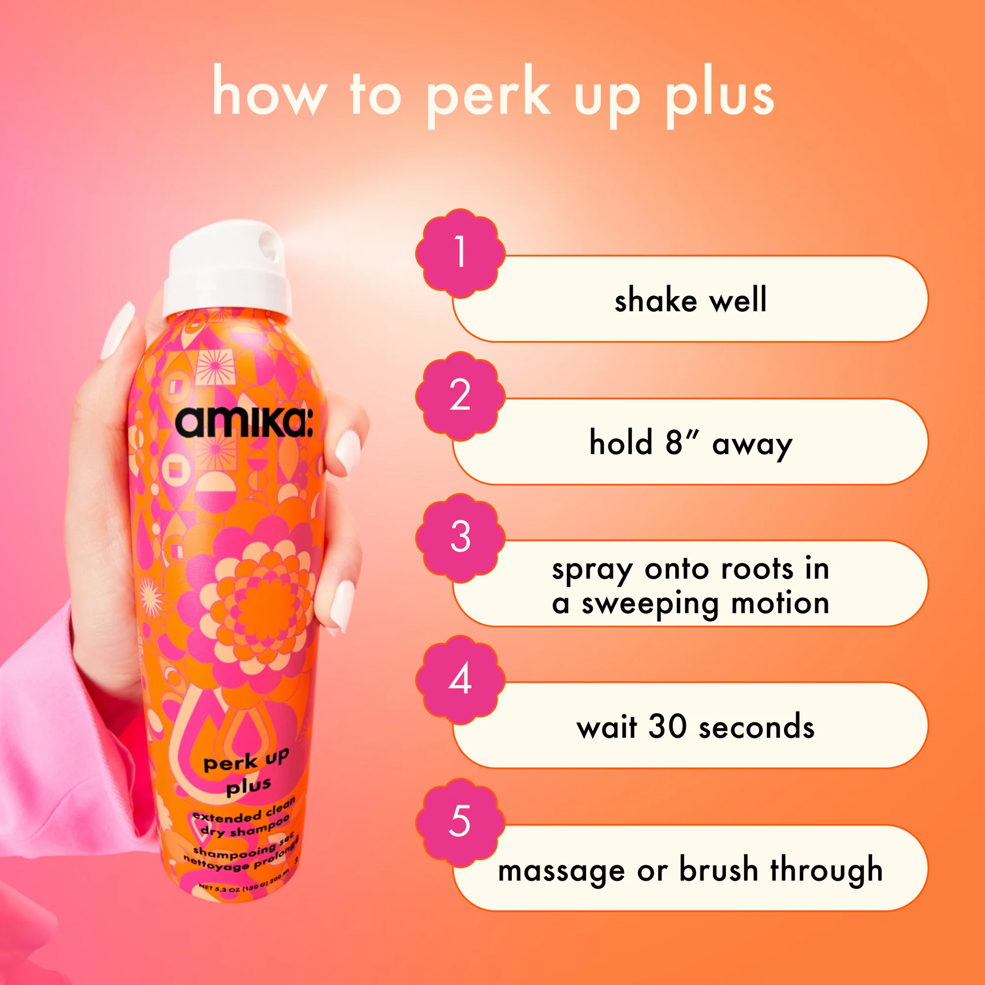 Perk Up Plus Extended Clean Dry Shampoo How To Use