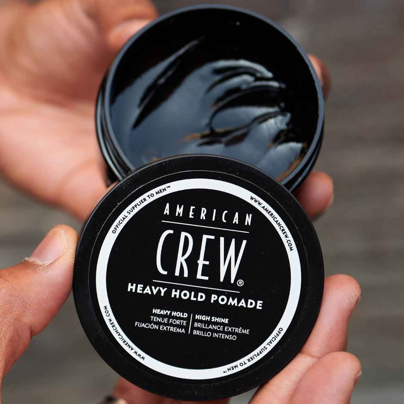 American Crew High Hold Pomade Texture