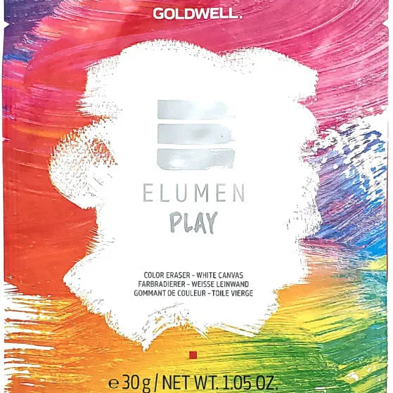Goldwell Elumen Play color eraser 30g with colorful abstract design