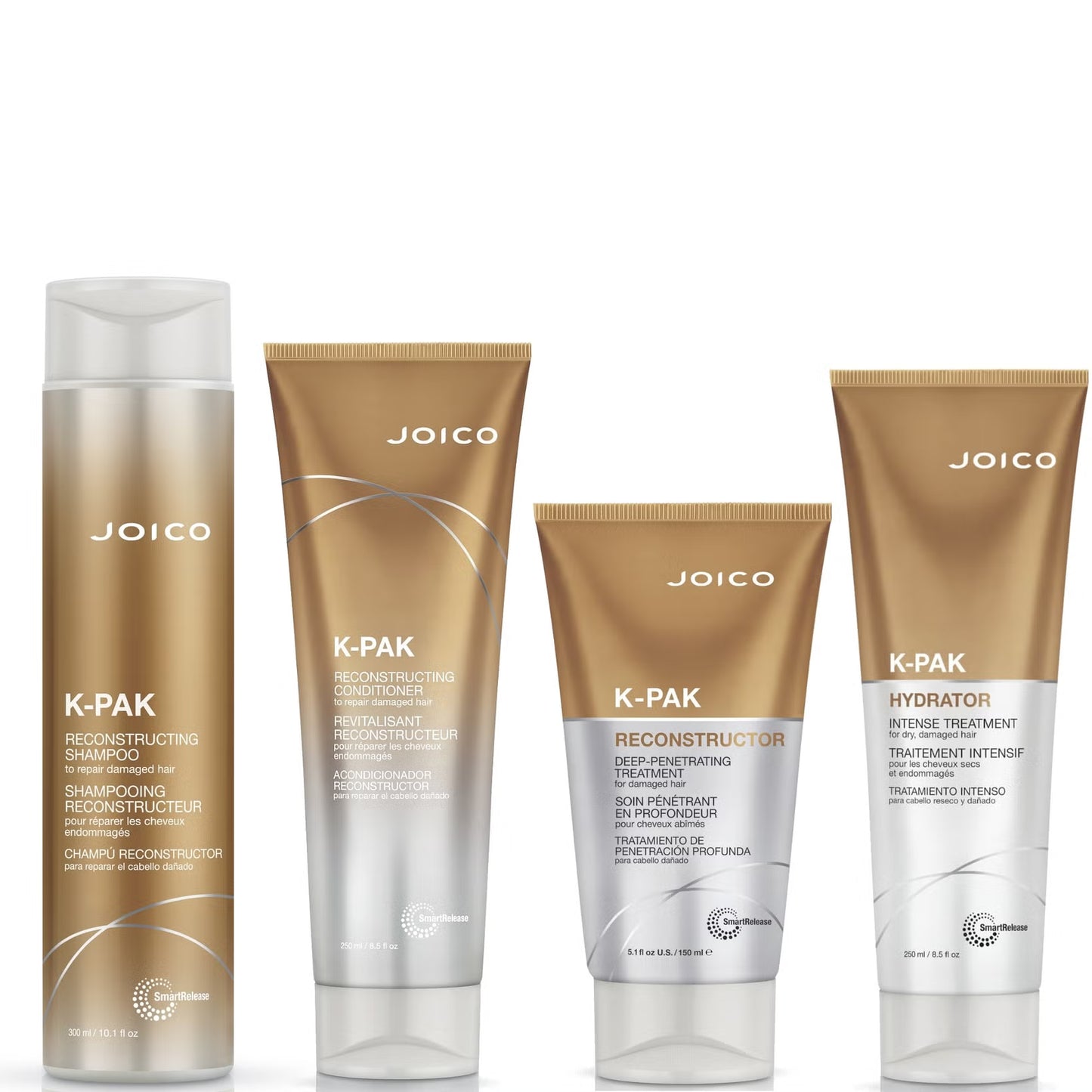 Joico K-PAK reconstructing 4 step hair care products take home bundle