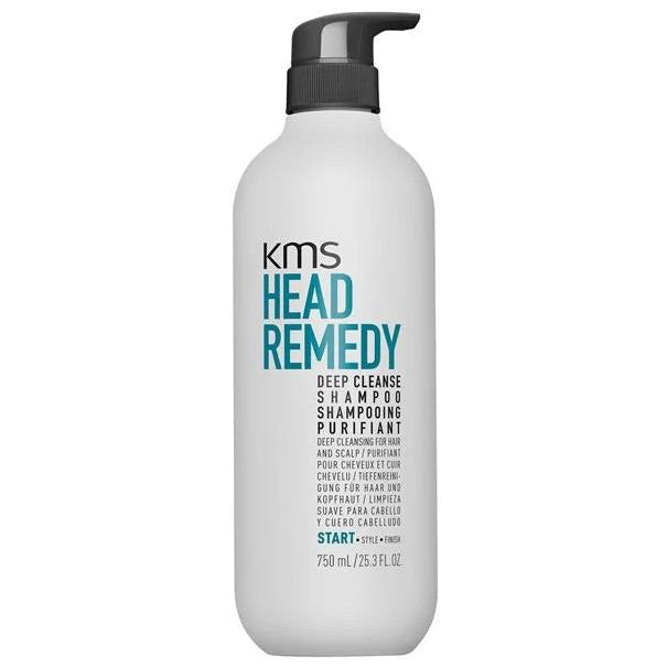 KMS Head Remedy shampoo bottle on a white background