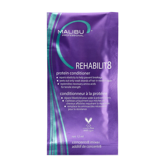 Malibu C Rehabilit8 Protein Condtioner, 12ml