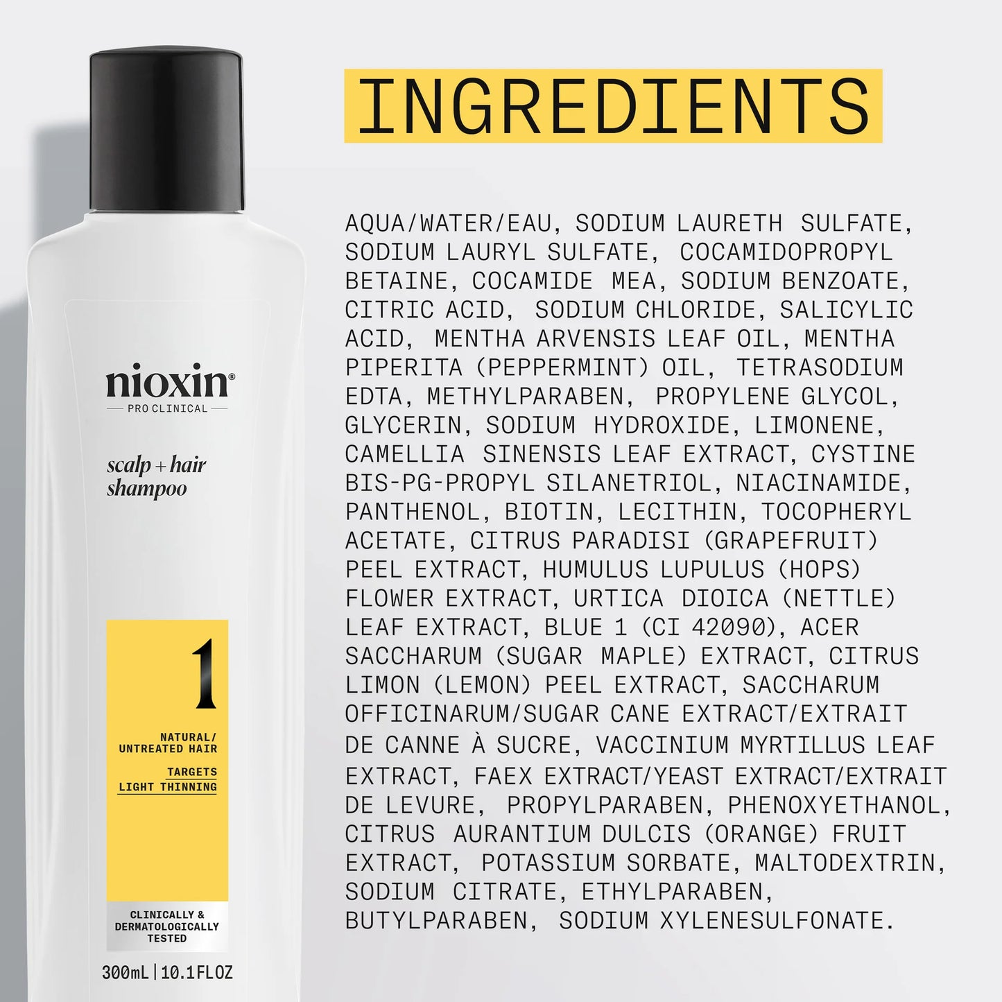 Nioxin System 1 Scalp + Hair Litre Duo - Natural Hair, Light Thinning