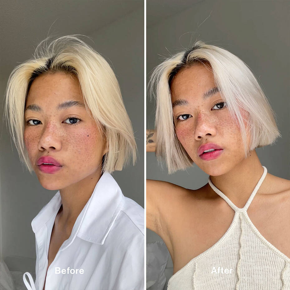 Pureology Strength Cure Blonde Before After