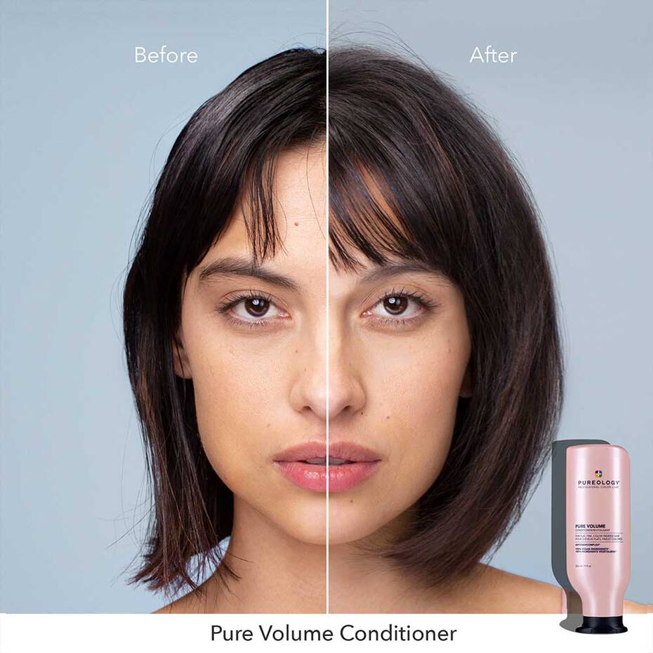 Pureology Pure Volume Conditioner Before & After
