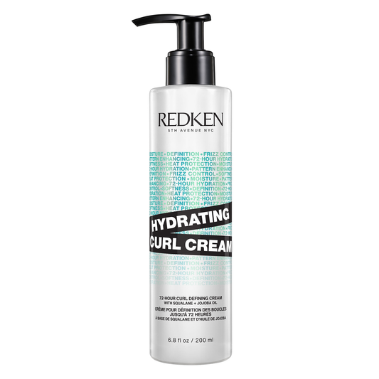 Redken Hydrating Curl Cream bottle on a white background