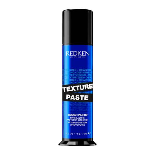 Redken Texture Paste in blue packaging with dispenser pump