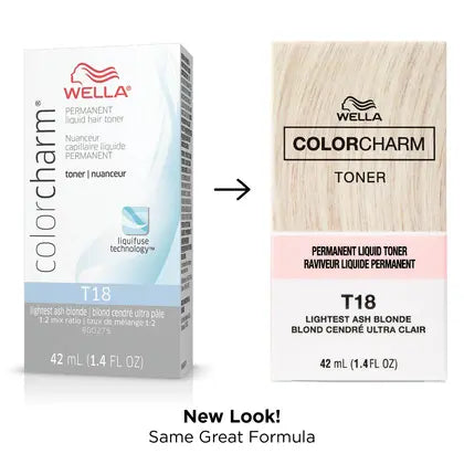 Wella Color Charm Toner Old and New Packaging