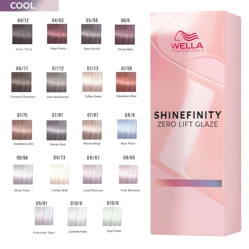 Wella Shinefinity Cool Series Demi-Permanent Glazing 2oz