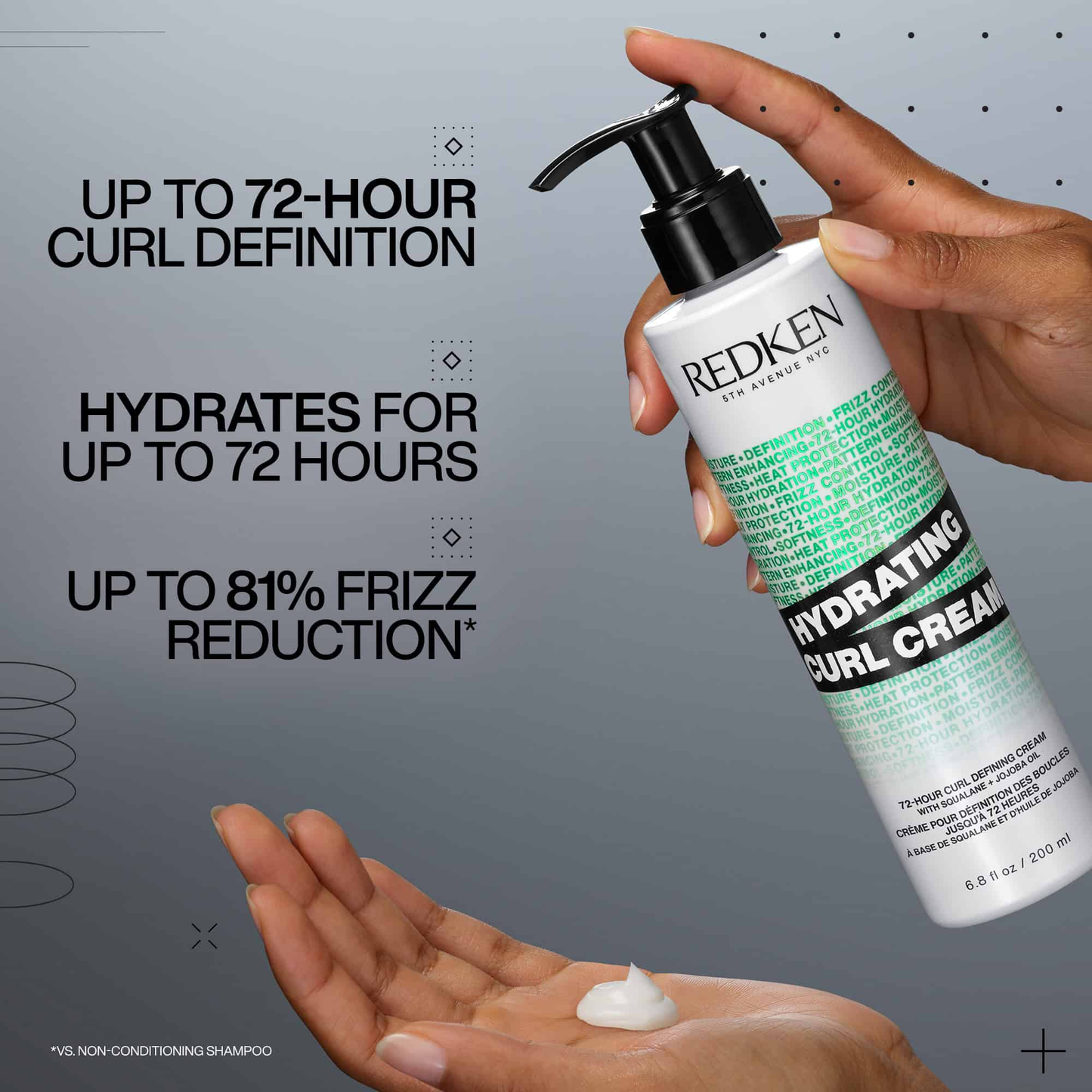 Redken Hydrating Curl Cream 6.8oz/ 200ml