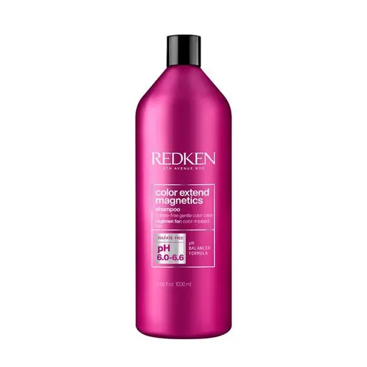Redken shampoo bottle on a white background