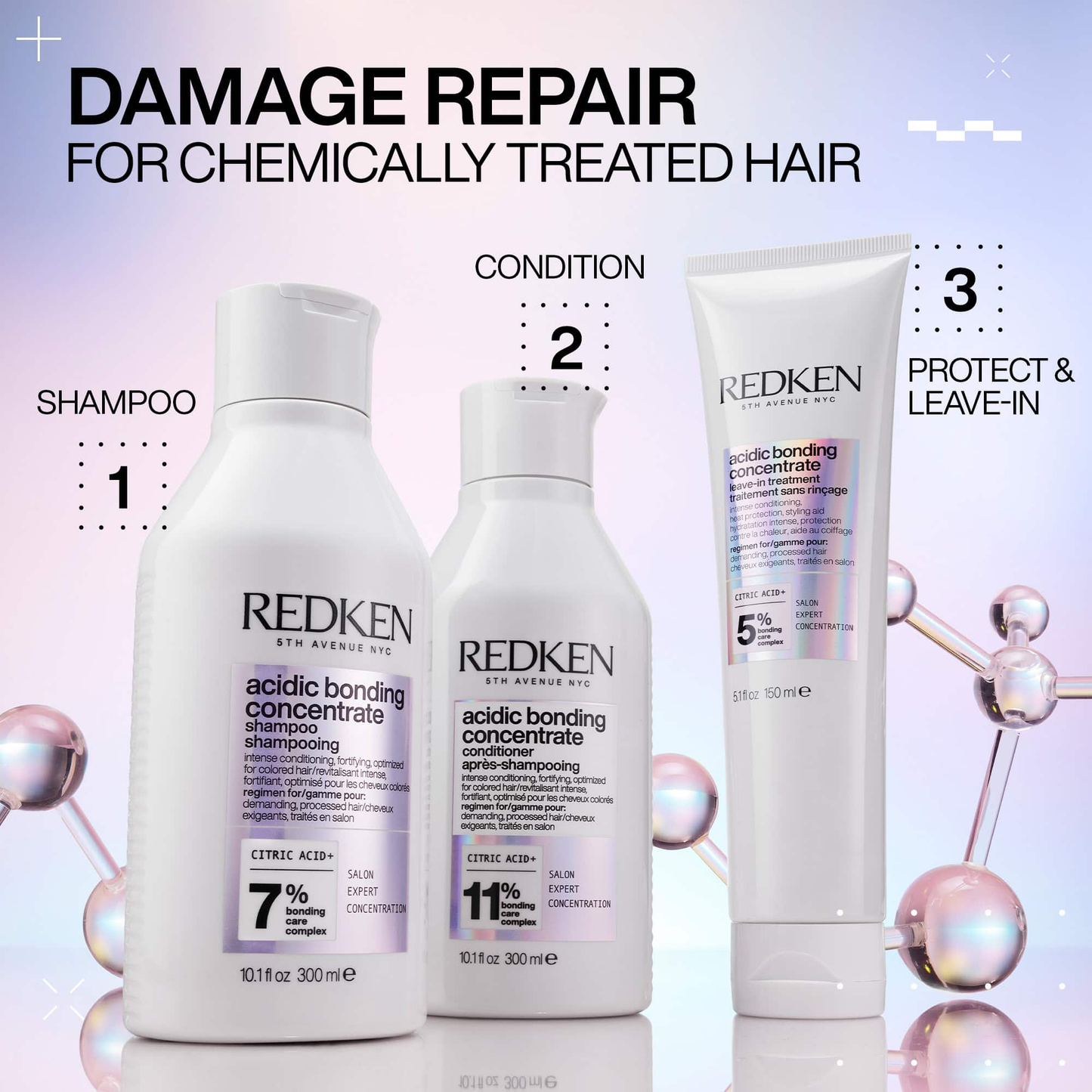 Redken Acidic Bonding Concentrate Intensive Treatment Damaged Hair 5.1oz/150ml