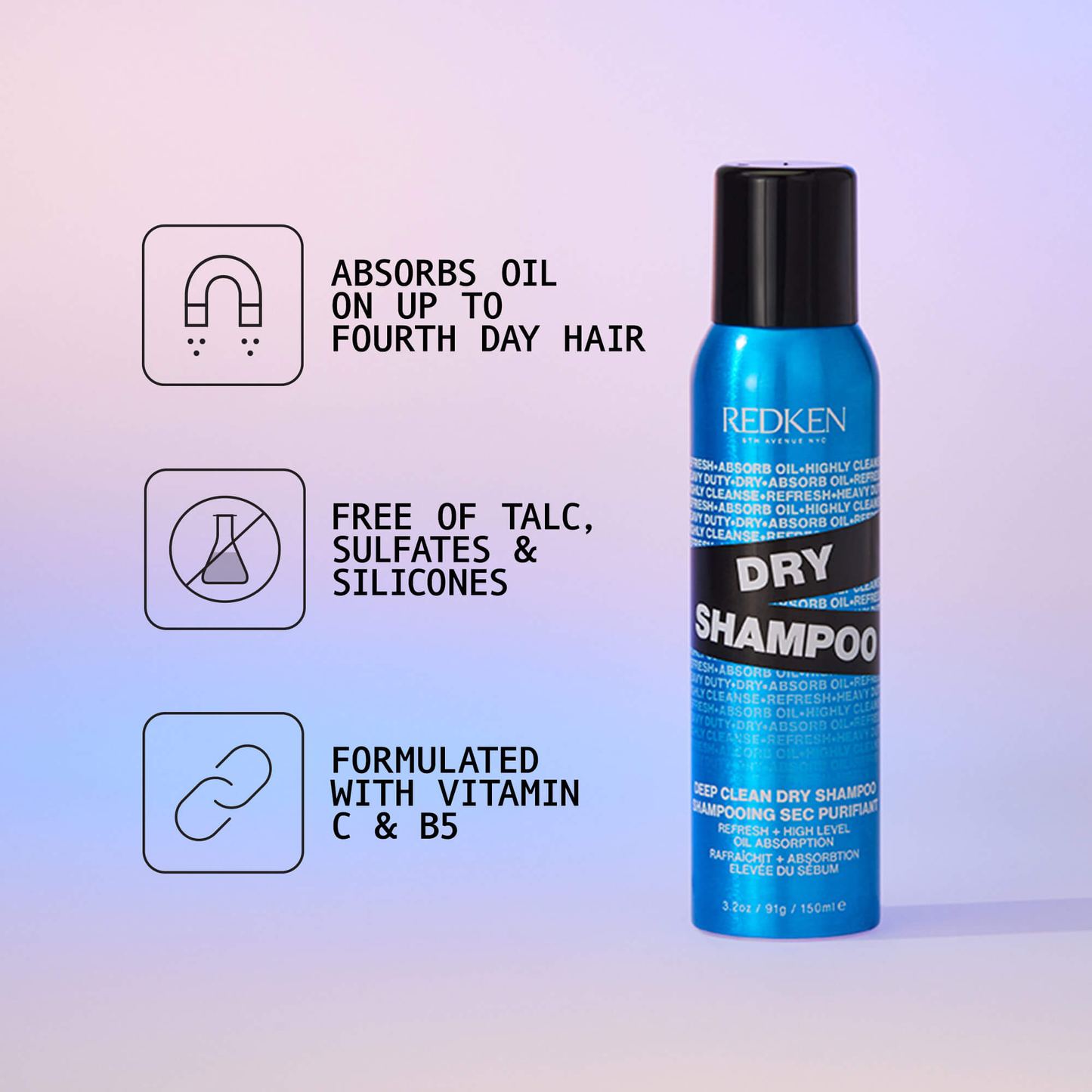 Redken Deep Clean Dry Shampoo Max Oil Absorption