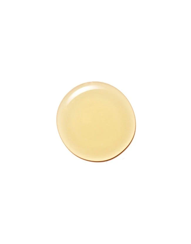 Gold circular object on a white background