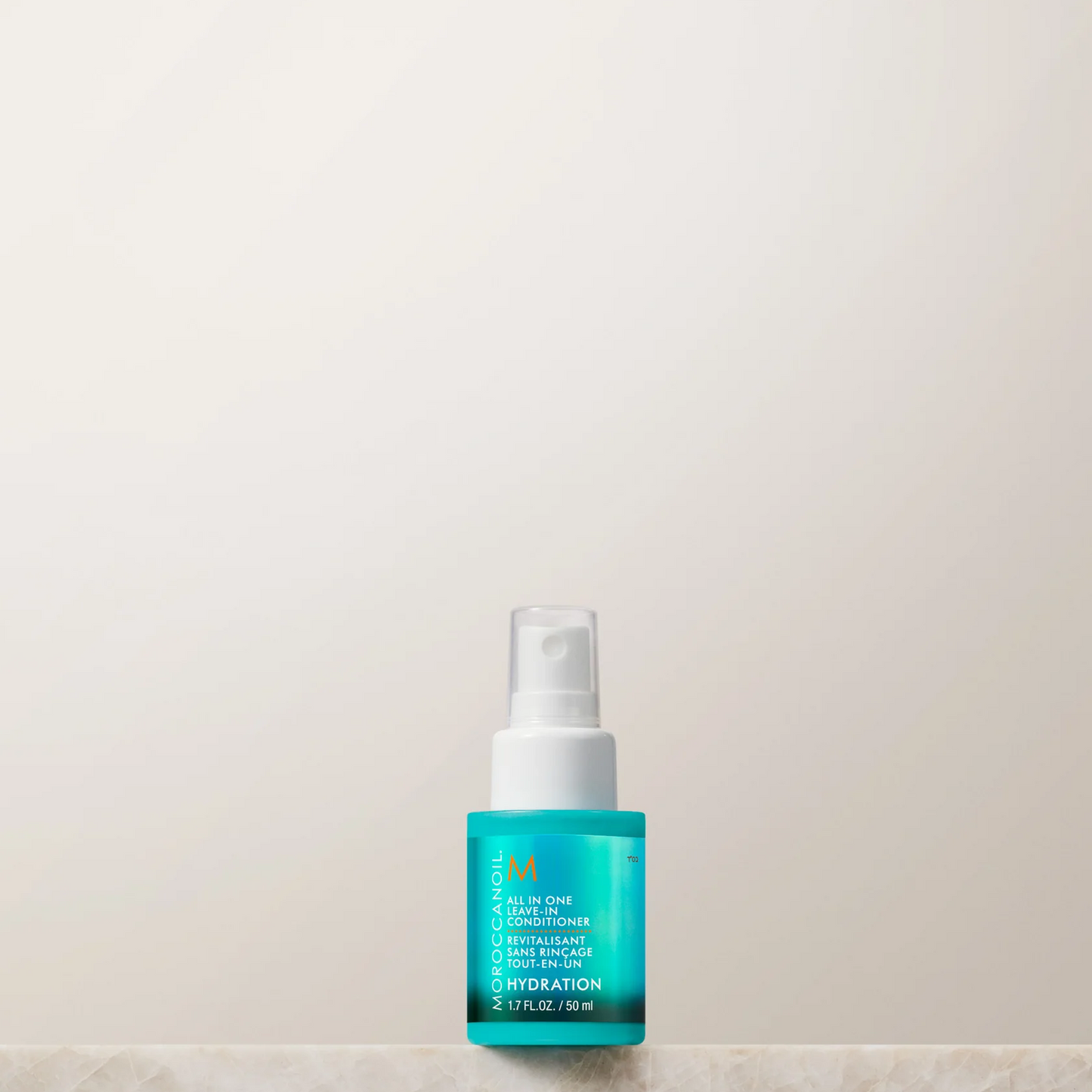 Skincare bottle on a light beige background