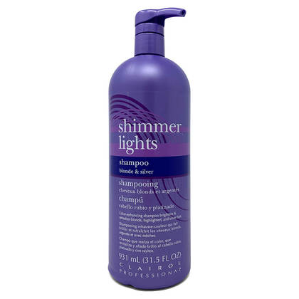 Clairol Shimmer Lights Shampoo, Blonde & Silver 473ml 16oz