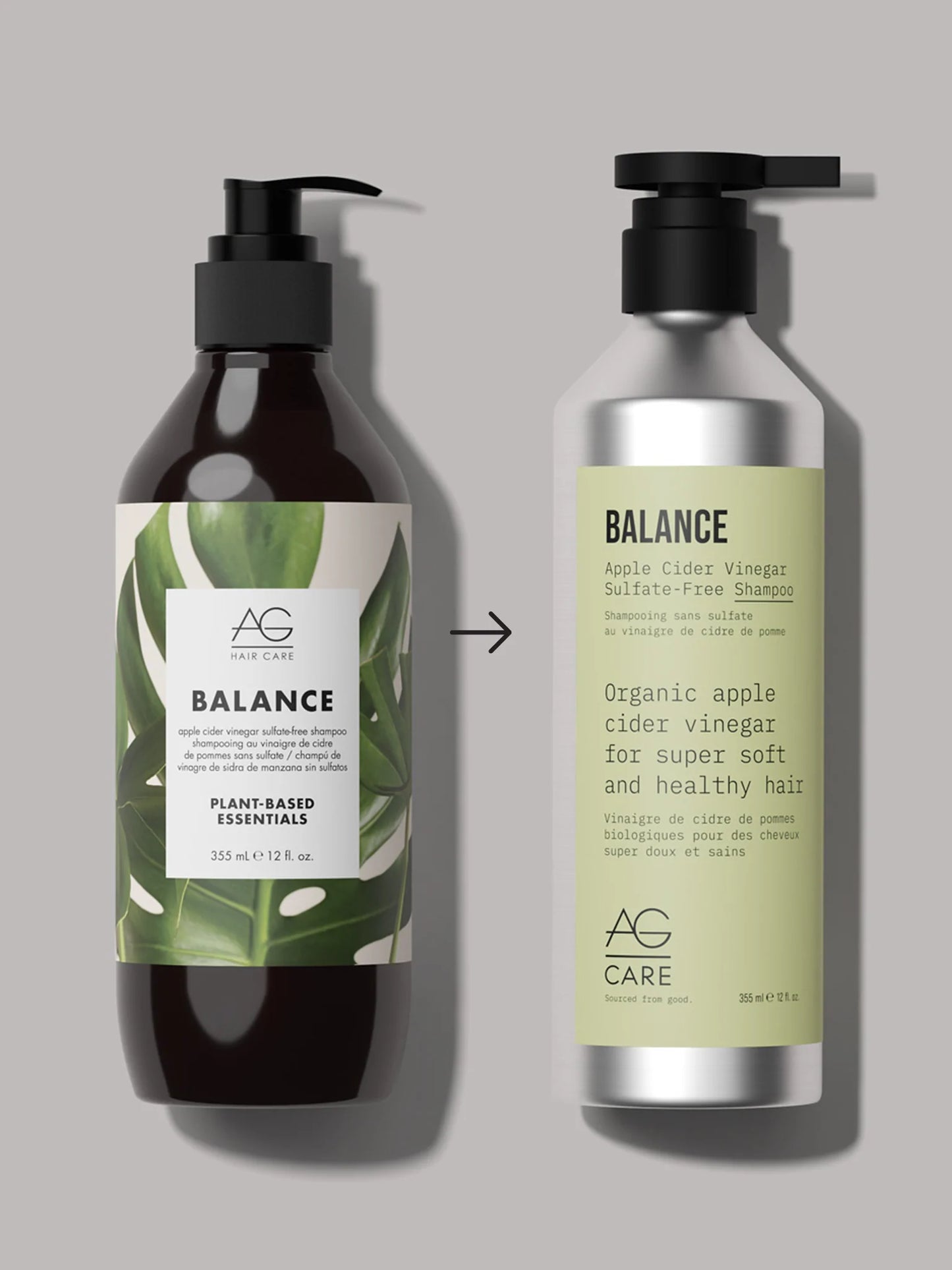 AG Balance Shampoo Old And New Package