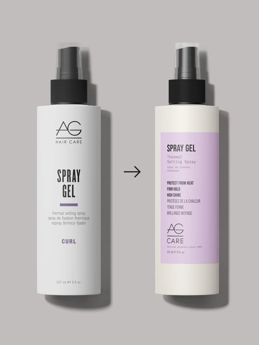 AG Spray Gel Thermal Setting Spray, Old New 237ml