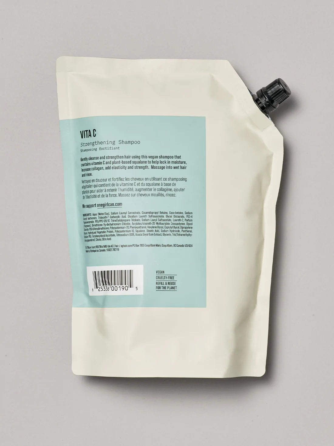 AG Vita C Shampoo Ingredients 1L