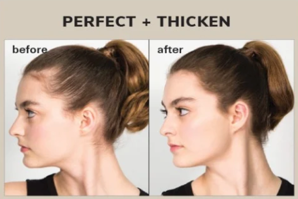 Color Wow Root Cover Up Perfect + Thicken Before And After