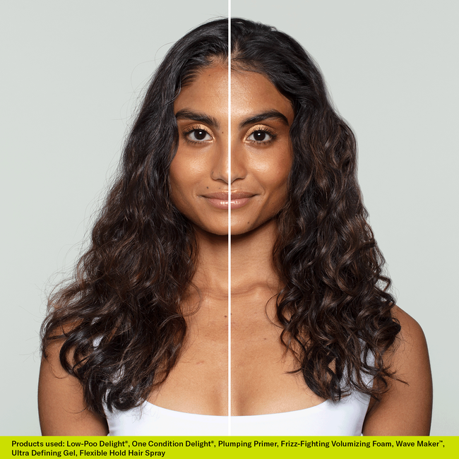 DevaCurl Ultra Defining Gel Before & After