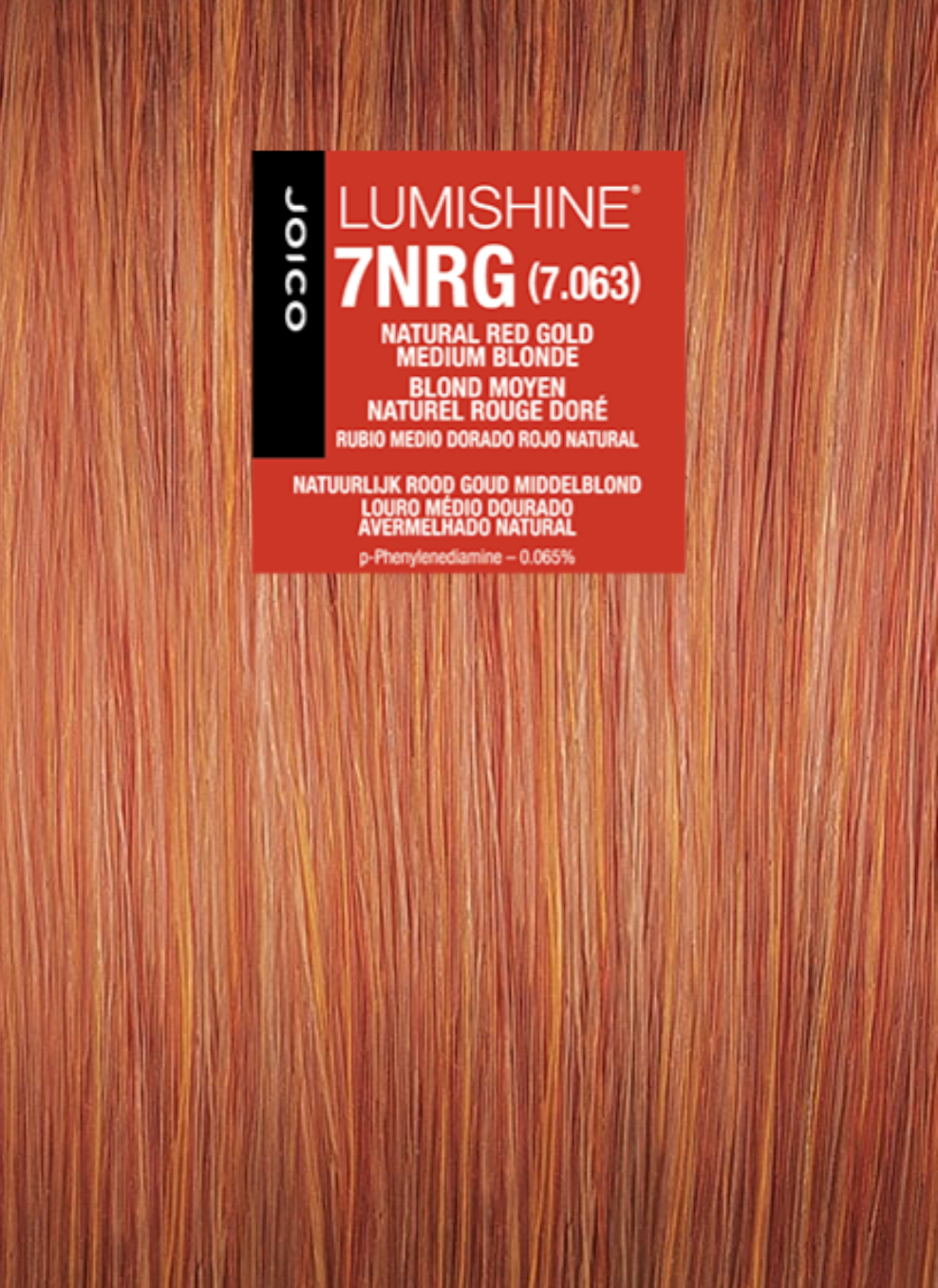 Joico Lumishine 7NRG Natural Red Gold Medium Blonde