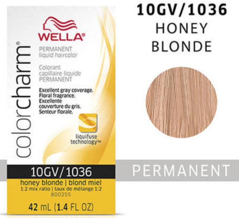 Wella (Liquid) Colour Charm - (G) GOLD 10GV / 1036 Honey Blonde 42ml / 1.4oz