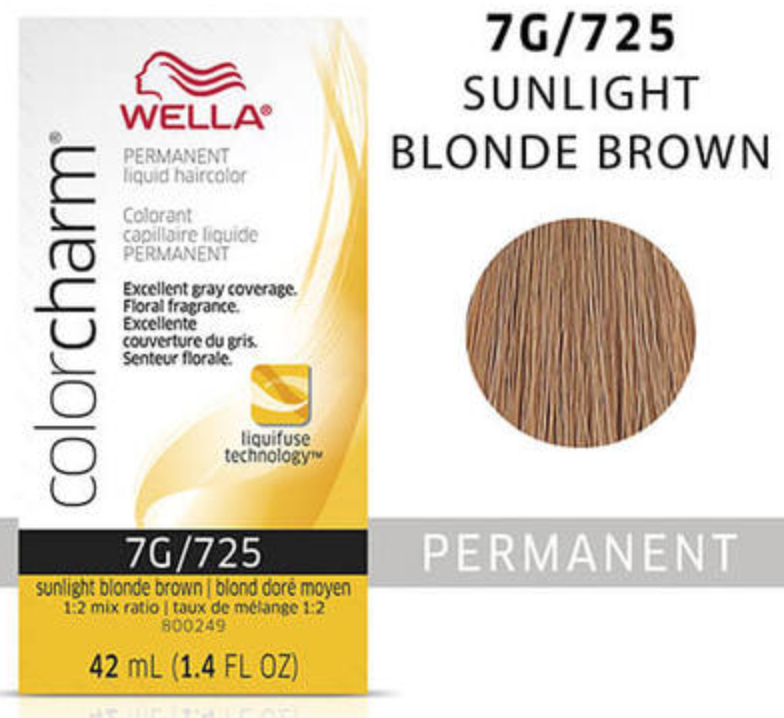 Wella (Liquid) Colour Charm - (G) GOLD 7G / 735 Sunlight Blonde Brown 42ml / 1.4oz