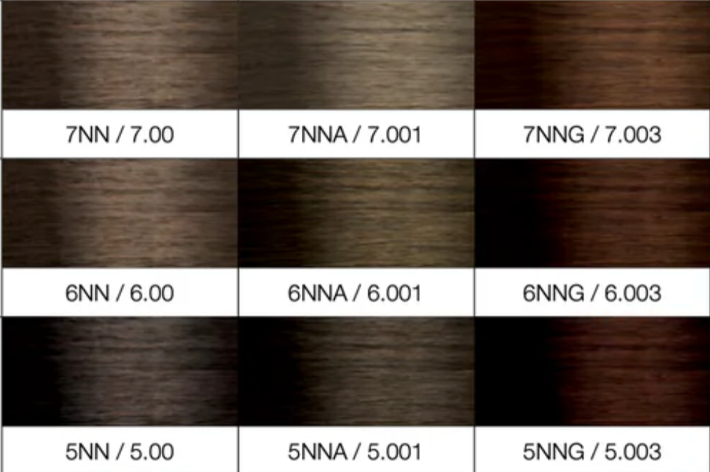 Hair Colour Swatch