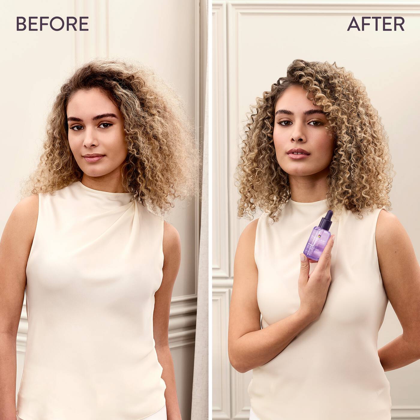 Pureology Glow Catcher before and after