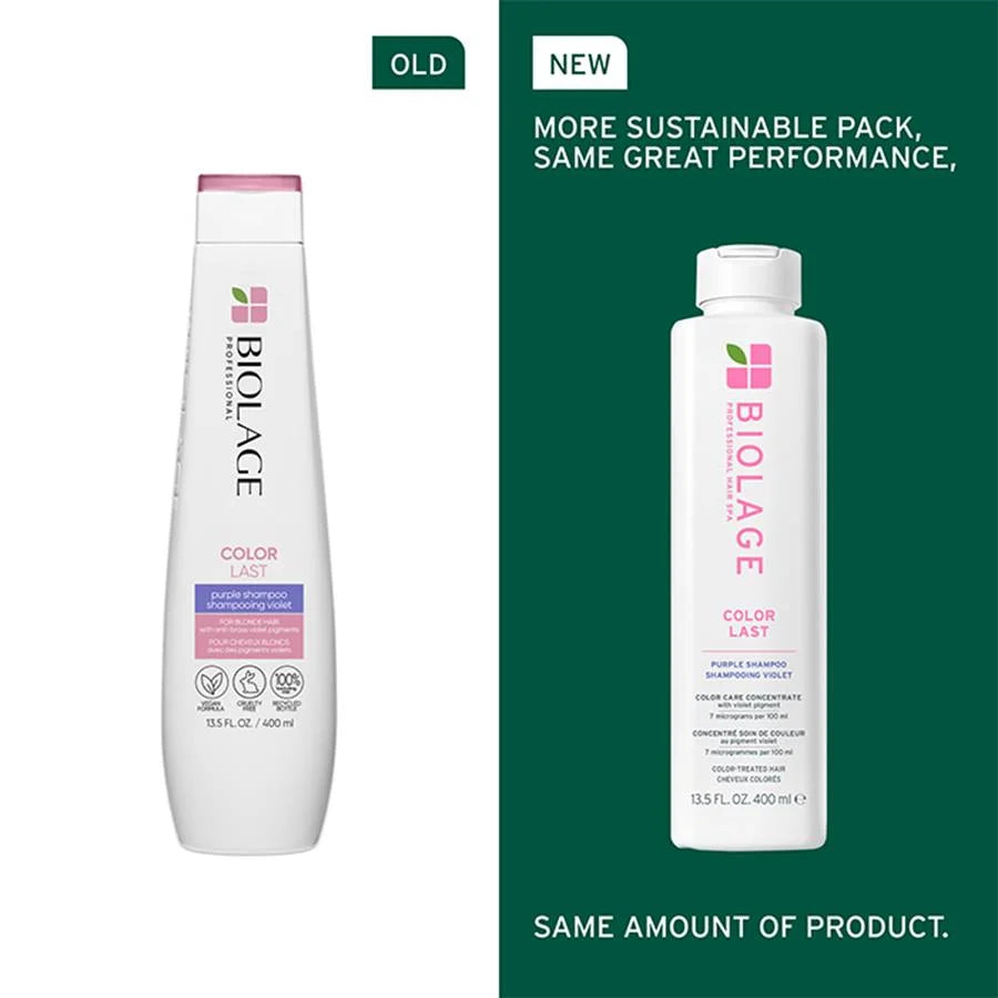 Biolage Color Last Purple Shampoo | Neutralize Warm & Brassy Tones