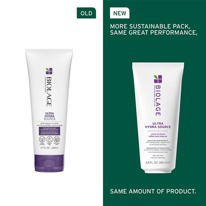 Biolage Ultra Hydra Source Leave-In Cream 6.8OZ \ 200ML | Very Dry Hair
