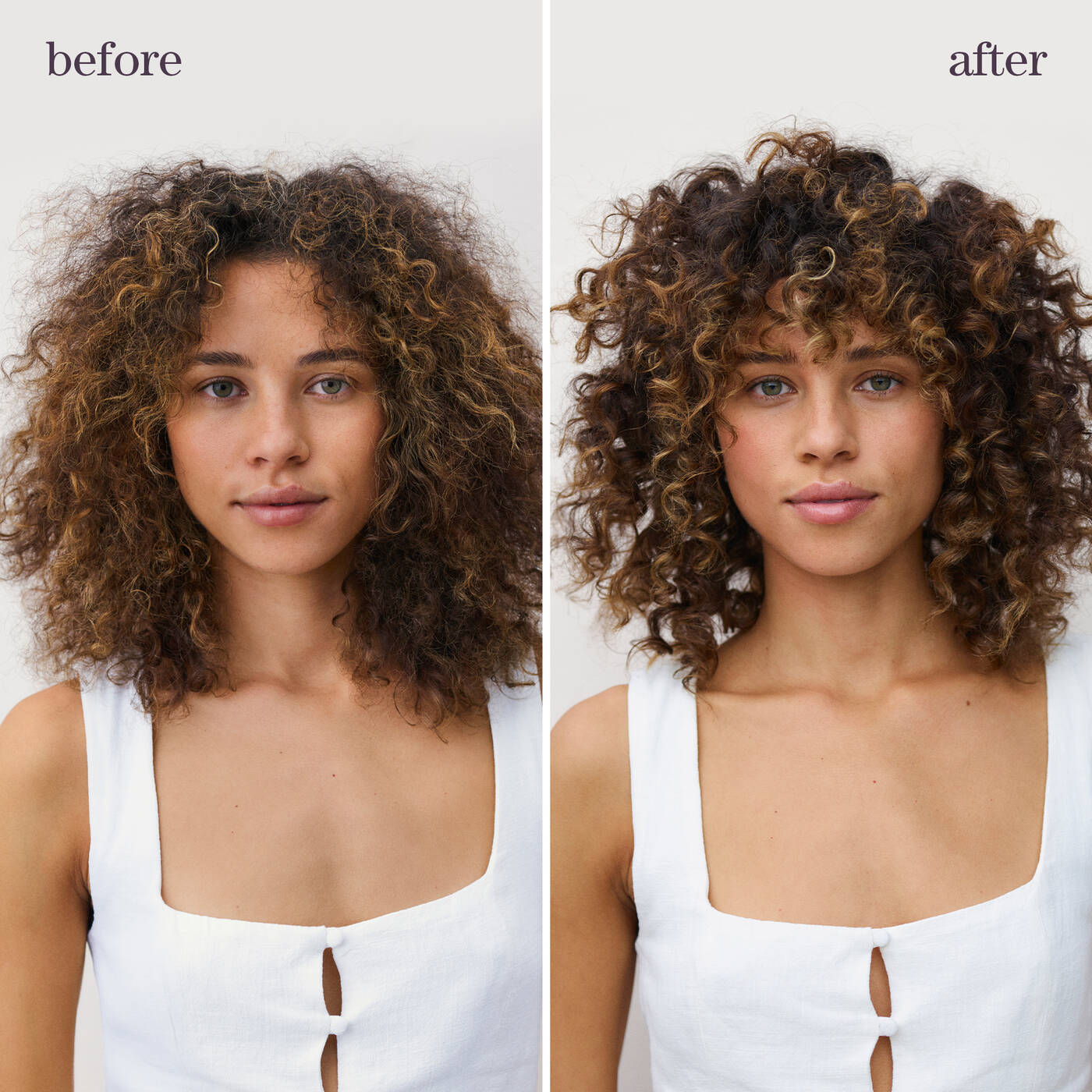 Pureology Hydrate before and after