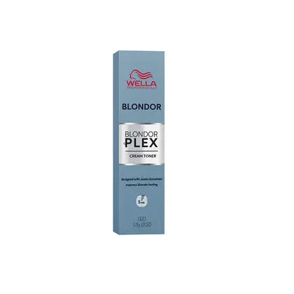 Wella Blondor Plex hair product packaging on a white background
