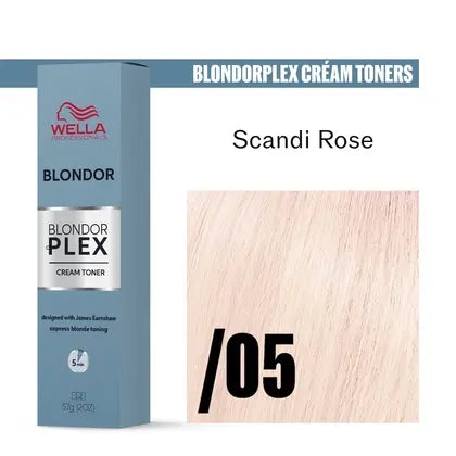 Wella BlondorPlex Permanent Cream Toner /05 Scandi Rose