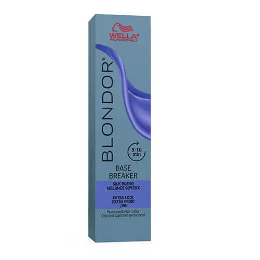 Wella Blondor Base Breaker Silk Blend Extra Cool /86 Pearl Violet Permanent Hair Color