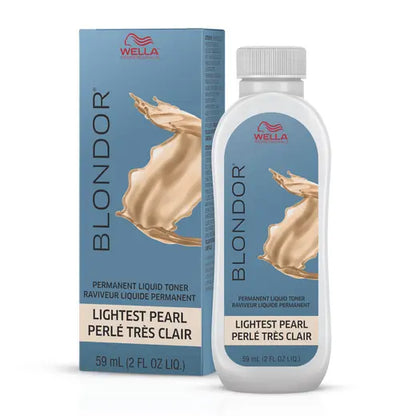 Wella Blondor hair toner bottle and packaging on a white background