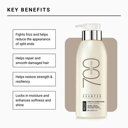 Biotop 700 Shampoo Keratin Kale benefits