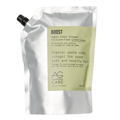AG Care Boost Apple Cider Vinegar conditioner packaging on a white background