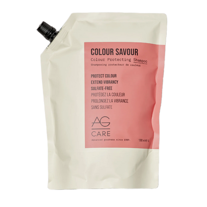 AG Care Colour Savour shampoo pouch on a white background