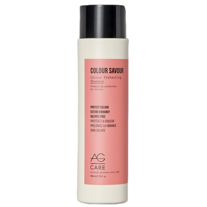 AG Care Colour Savour shampoo bottle on a white background