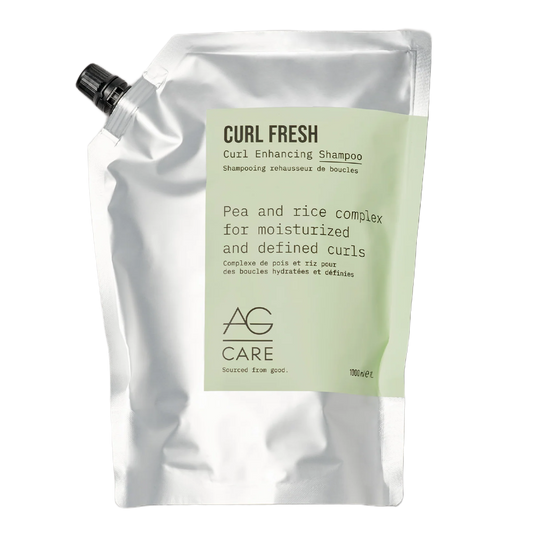 Curl Fresh AG Care shampoo pouch on a white background