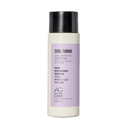 AG Care Curl Thrive conditioner bottle on a white background