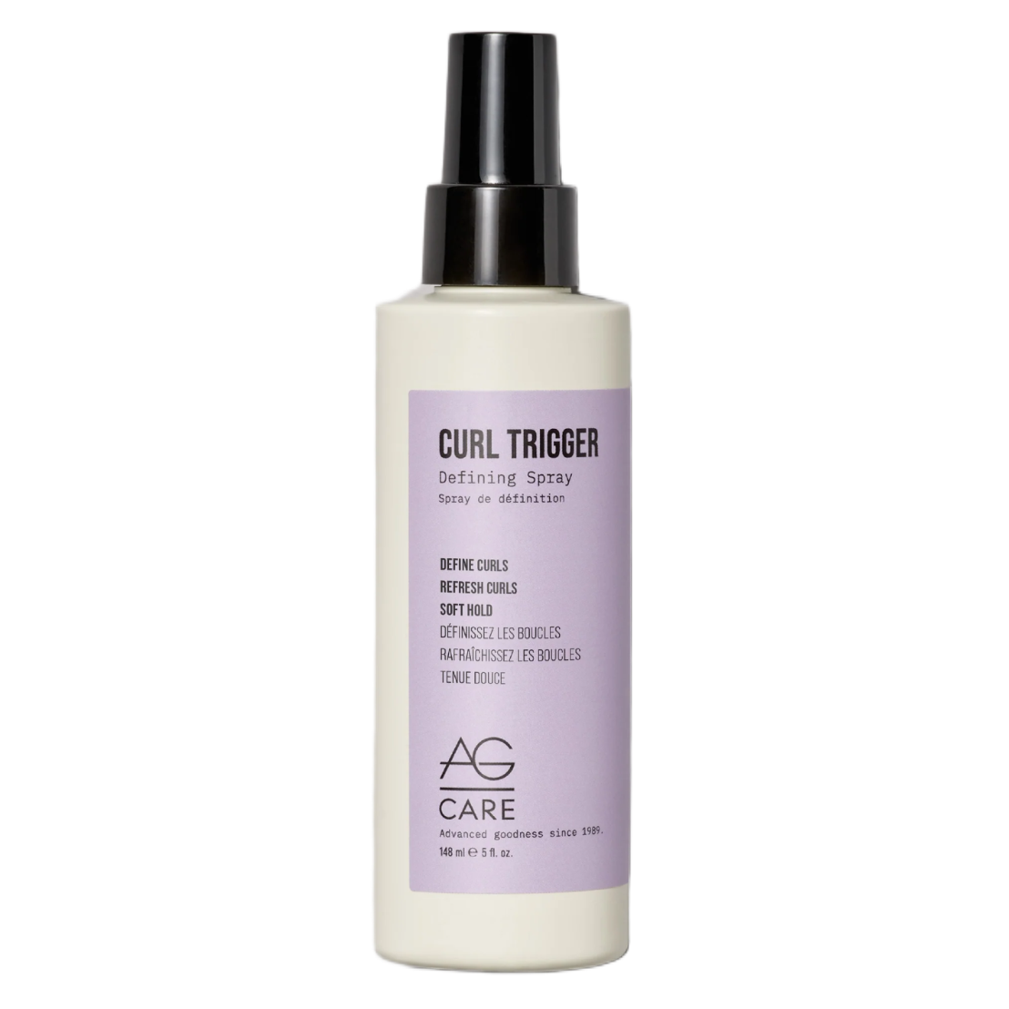 AG Care Curl Trigger Defining Spray bottle on a white background