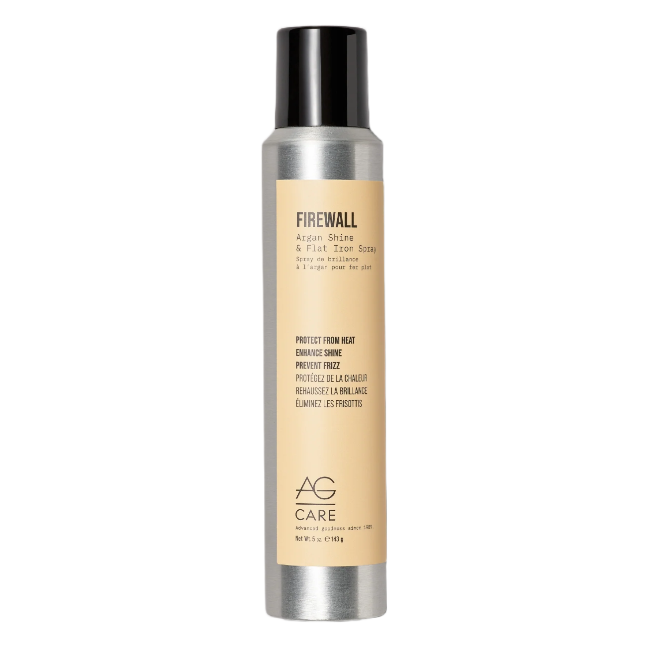 AG Care Firewall heat protectant spray bottle on a white background