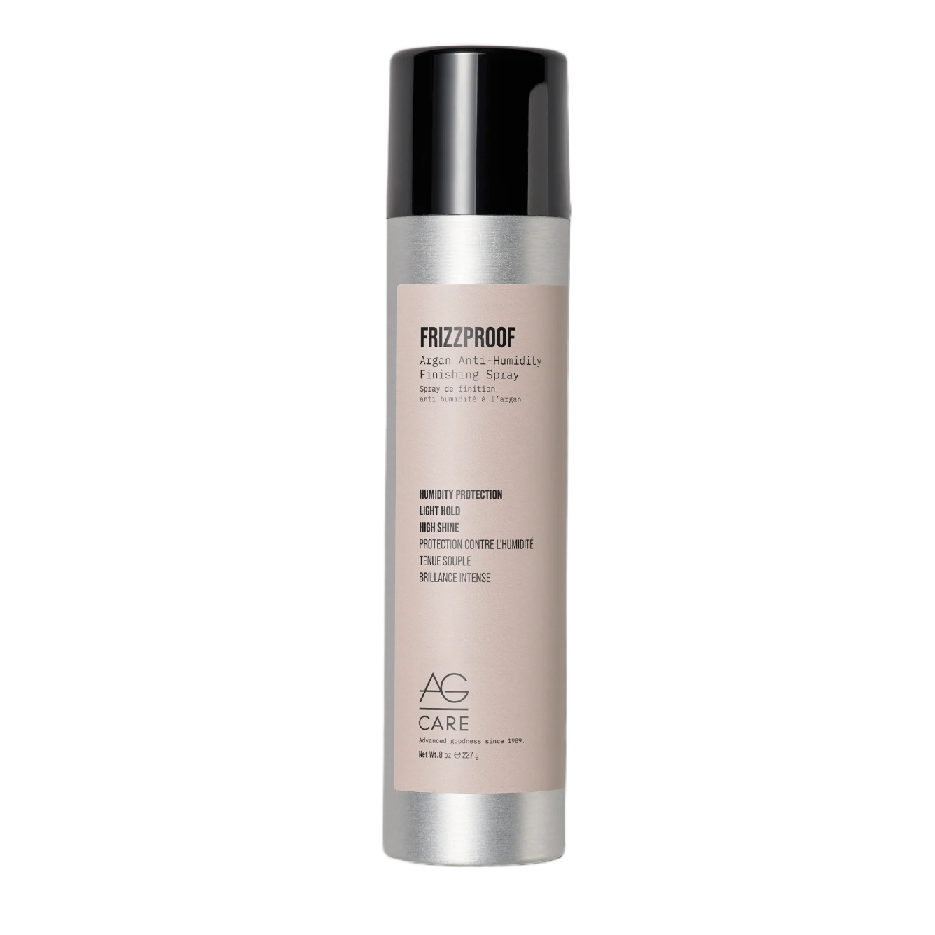 Hair care product bottle with 'AG Care' branding on a white background