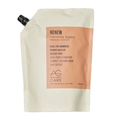 AG Care Renew Clarifying Shampoo pouch on a white background